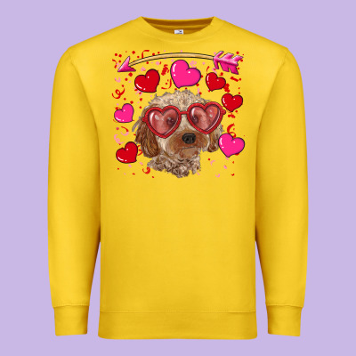 Premium Sweatshirt valentine's day cockapoo