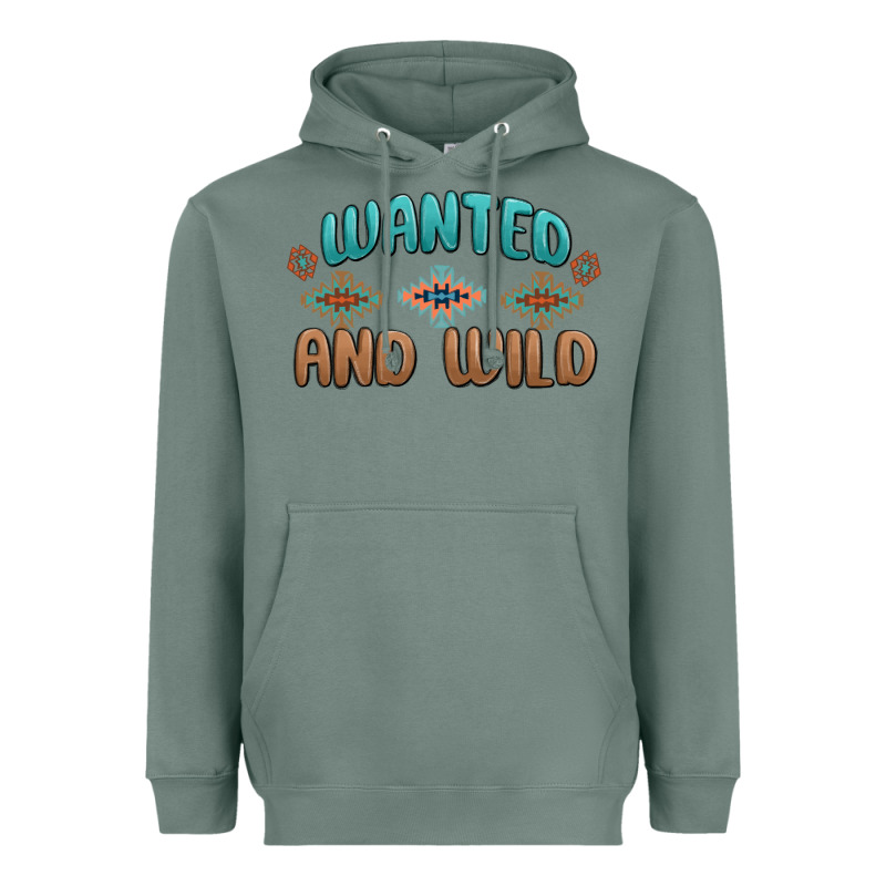Wanted And Wild Heavyweight Hoodie by MaliasSmallBusiness | Teevron