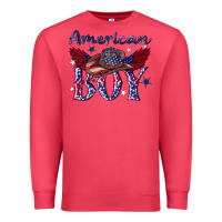 Cardinal American boy with cowboy Premium Sweatshirt - texasbilliewilder