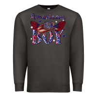 Smoke American boy with cowboy Premium Sweatshirt - texasbilliewilder