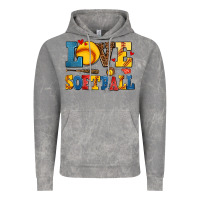 Cloud Rock love softball Vintage Hoodie - AdoDesignShop