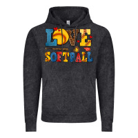 Vintage Black love softball Vintage Hoodie - AdoDesignShop