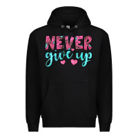 Black never give up Premium Hoodie - JahusDesignShop