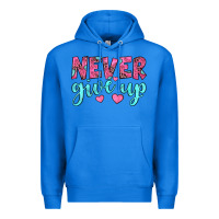 True Royal never give up Premium Hoodie - JahusDesignShop