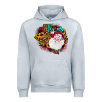 Heather Grey santa texas map Urban Hoodie - JahusDesignShop