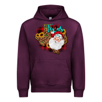 Mauve Wine santa texas map Urban Hoodie - JahusDesignShop