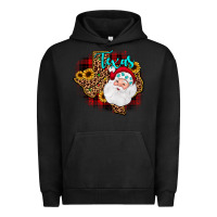 Pigment Black santa texas map Urban Hoodie - JahusDesignShop