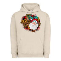 Pigment French Oak santa texas map Urban Hoodie - JahusDesignShop