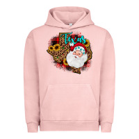 Pigment Salmon santa texas map Urban Hoodie - JahusDesignShop