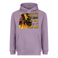 Lavender even in the midst of my storm i see god Heavyweight Hoodie - MaliasSmallBusiness