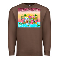 Chestnut beach summer coffee cups Premium Sweatshirt - Zillion Design Studio