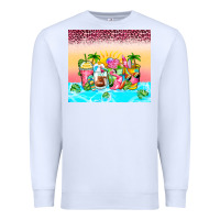 White beach summer coffee cups Premium Sweatshirt - Zillion Design Studio