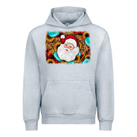 Heather Grey santa background Urban Hoodie - JahusDesignShop