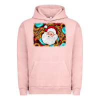 Pigment Salmon santa background Urban Hoodie - JahusDesignShop
