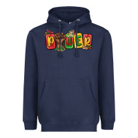Navy power juneteenth Heavyweight Hoodie - MaliasSmallBusiness