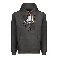 Charcoal Heather freak ghost halloween Premium Hoodie - BundleAndBundleShop