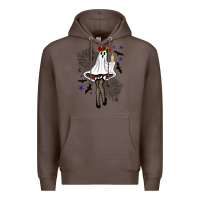 Coffee freak ghost halloween Premium Hoodie - BundleAndBundleShop