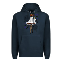 Navy freak ghost halloween Premium Hoodie - BundleAndBundleShop