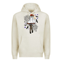 Oatmeal Heather freak ghost halloween Premium Hoodie - BundleAndBundleShop