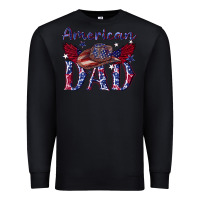 Black American dad with cowboy Premium Sweatshirt - texasbilliewilder