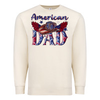 Sandshell American dad with cowboy Premium Sweatshirt - texasbilliewilder
