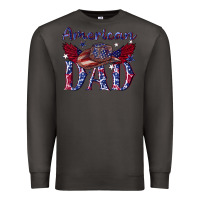 Smoke American dad with cowboy Premium Sweatshirt - texasbilliewilder