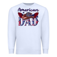 White American dad with cowboy Premium Sweatshirt - texasbilliewilder