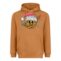 Leopard Smiley Face Heavyweight Hoodie | Teevron