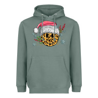 Sage leopard smiley face Heavyweight Hoodie - MaliasSmallBusiness