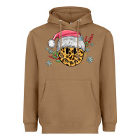 Toasted Coconut leopard smiley face Heavyweight Hoodie - MaliasSmallBusiness