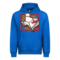 Cobalt leopard volleyball texas map Urban Hoodie - Jasminsmagicworld