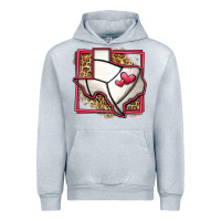 Heather Grey leopard volleyball texas map Urban Hoodie - Jasminsmagicworld