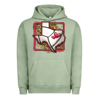 Pigment Oil Green leopard volleyball texas map Urban Hoodie - Jasminsmagicworld