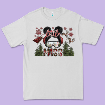 Little Miss Premium Tee Designed By Sublimationcraftshop