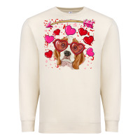 Sandshell valentine's day  beagle Premium Sweatshirt - RanaPortraitStore