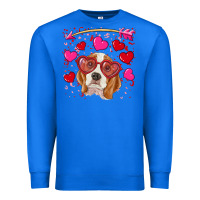 True Royal valentine's day  beagle Premium Sweatshirt - RanaPortraitStore