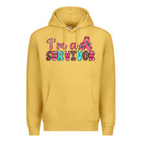 Antique Gold i'm a survivor Premium Hoodie - JahusDesignShop