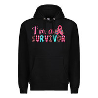 Black i'm a survivor Premium Hoodie - JahusDesignShop