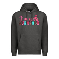 Charcoal Heather i'm a survivor Premium Hoodie - JahusDesignShop