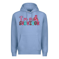 Colony Blue i'm a survivor Premium Hoodie - JahusDesignShop