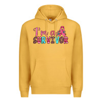 Mustard i'm a survivor Premium Hoodie - JahusDesignShop