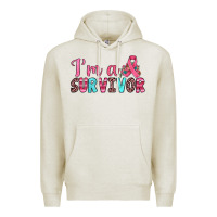 Oatmeal Heather i'm a survivor Premium Hoodie - JahusDesignShop