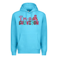 Ocean Blue i'm a survivor Premium Hoodie - JahusDesignShop