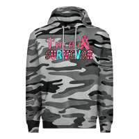 Slate Camo i'm a survivor Premium Hoodie - JahusDesignShop