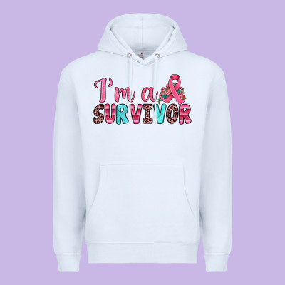 I'm A Survivor Premium Hoodie Designed By Jahusdesignshop