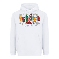White teacher claus Heavyweight Hoodie - MaliasSmallBusiness