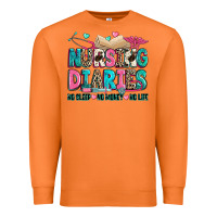 Carrot nursing diaries no sleep no money no life Premium Sweatshirt - Zillion Design Studio