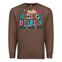 Chestnut nursing diaries no sleep no money no life Premium Sweatshirt - Zillion Design Studio