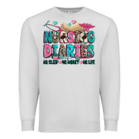 Nursing Diaries No Sleep No Money No Life Premium Sweatshirt | Teevron
