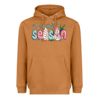 Meerkat tis the season snowman and christmas cake Heavyweight Hoodie - MaliasSmallBusiness